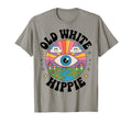 Trippy Old White Hippie Psychedelic T-Shirt - Aesthetic Graphic for Adults - T-Shirt, Sweatshirt, Hoodie
