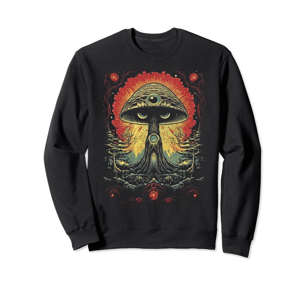 Grunge Mushroom Goth Fungi 74 Sweatshirt - Novelty Apparel Unisex - T-Shirt, Sweatshirt, Hoodie