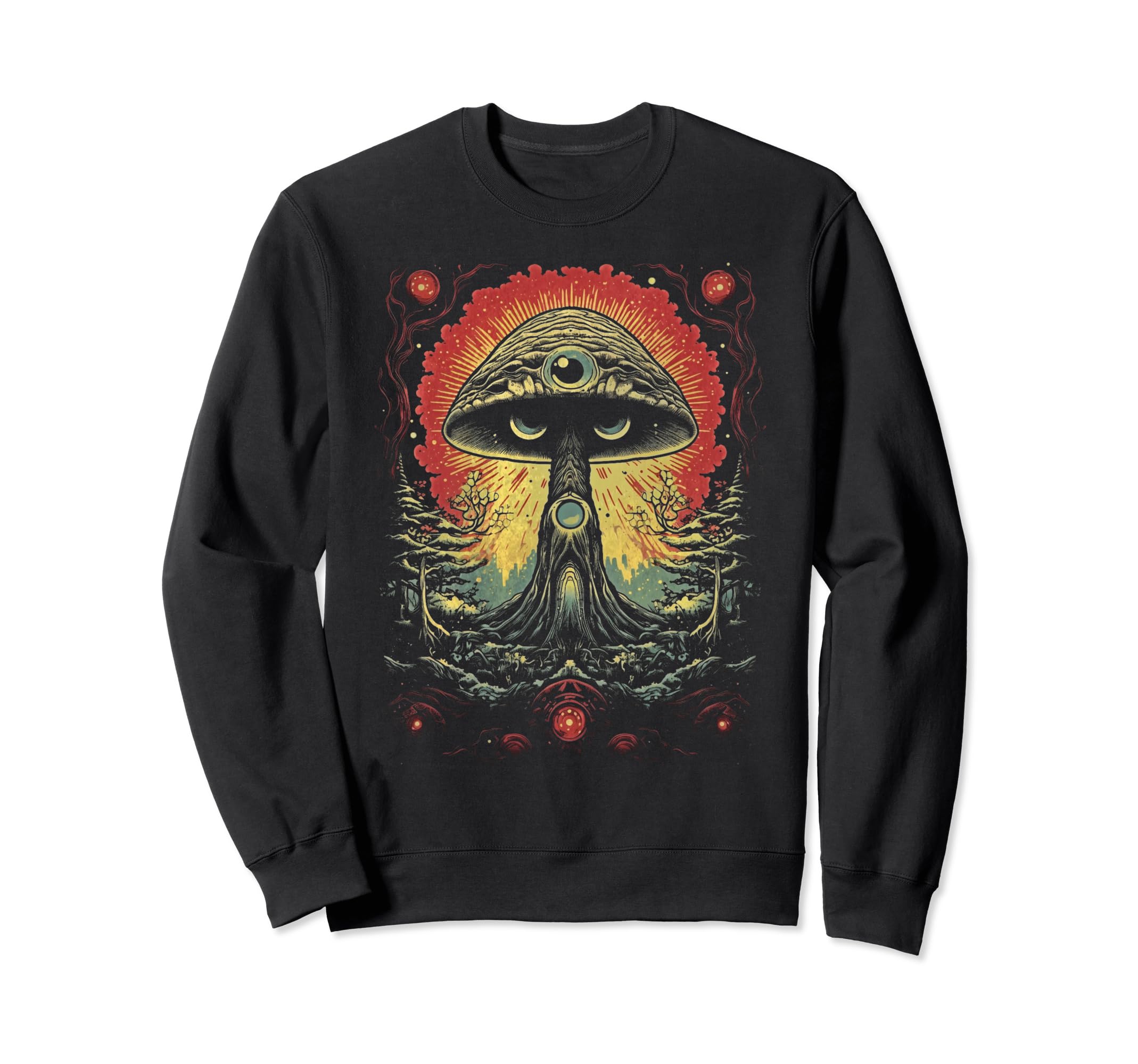 Grunge Mushroom Goth Fungi 74 Sweatshirt - Novelty Apparel Unisex - T-Shirt, Sweatshirt, Hoodie