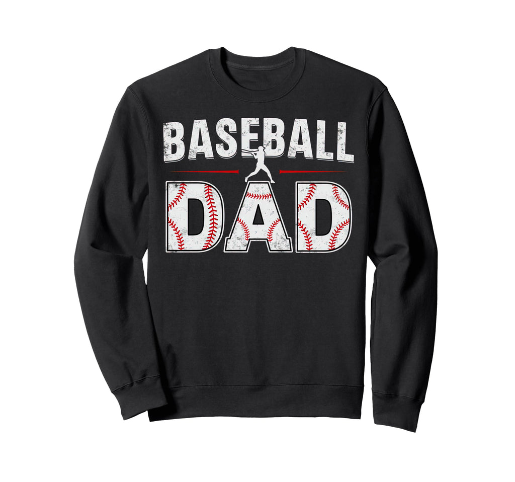 Softball Ball Dad Baseball Dad Parent Sweatshirt - Novelty Apparel Unisex - T-Shirt, Sweatshirt, Hoodie