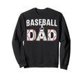 Softball Ball Dad Baseball Dad Parent Sweatshirt - Novelty Apparel Unisex - T-Shirt, Sweatshirt, Hoodie