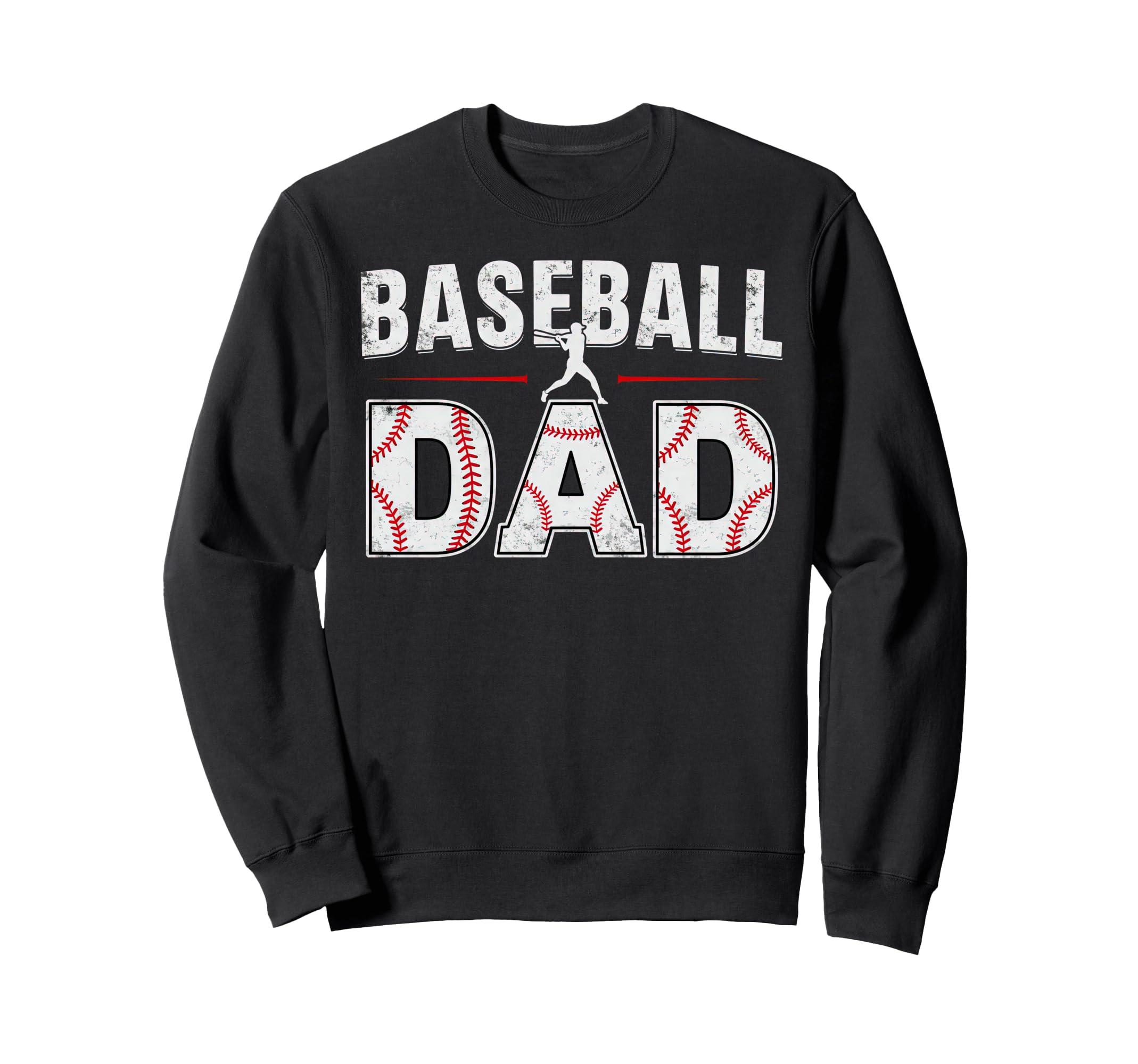 Softball Ball Dad Baseball Dad Parent Sweatshirt - Novelty Apparel Unisex - T-Shirt, Sweatshirt, Hoodie