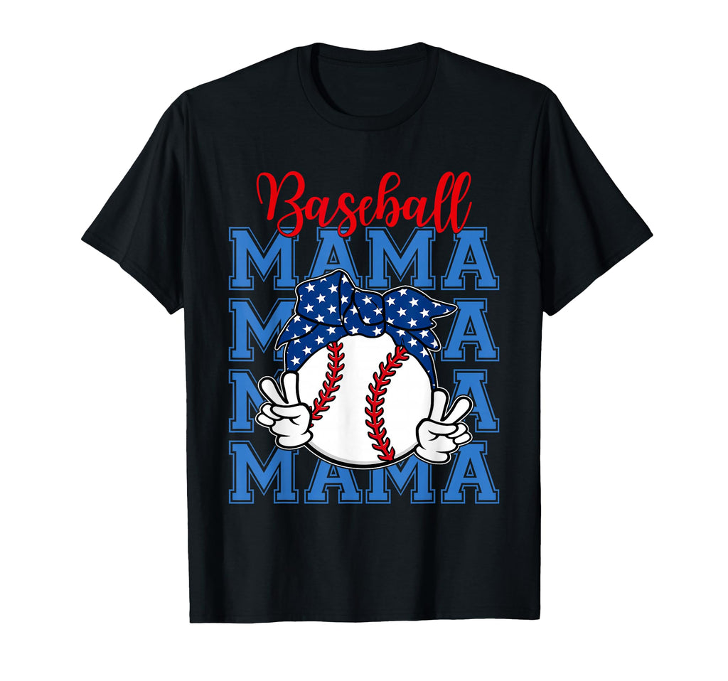 Baseball Mama Coquette Bow Mom Mama T-Shirt - Streetwear Style Men Women - T-Shirt, Sweatshirt, Hoodie