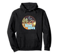 Distressed Neon Moon Western Boho Hoodie - Aesthetic Graphic for Adults - T-Shirt, Sweatshirt, Hoodie