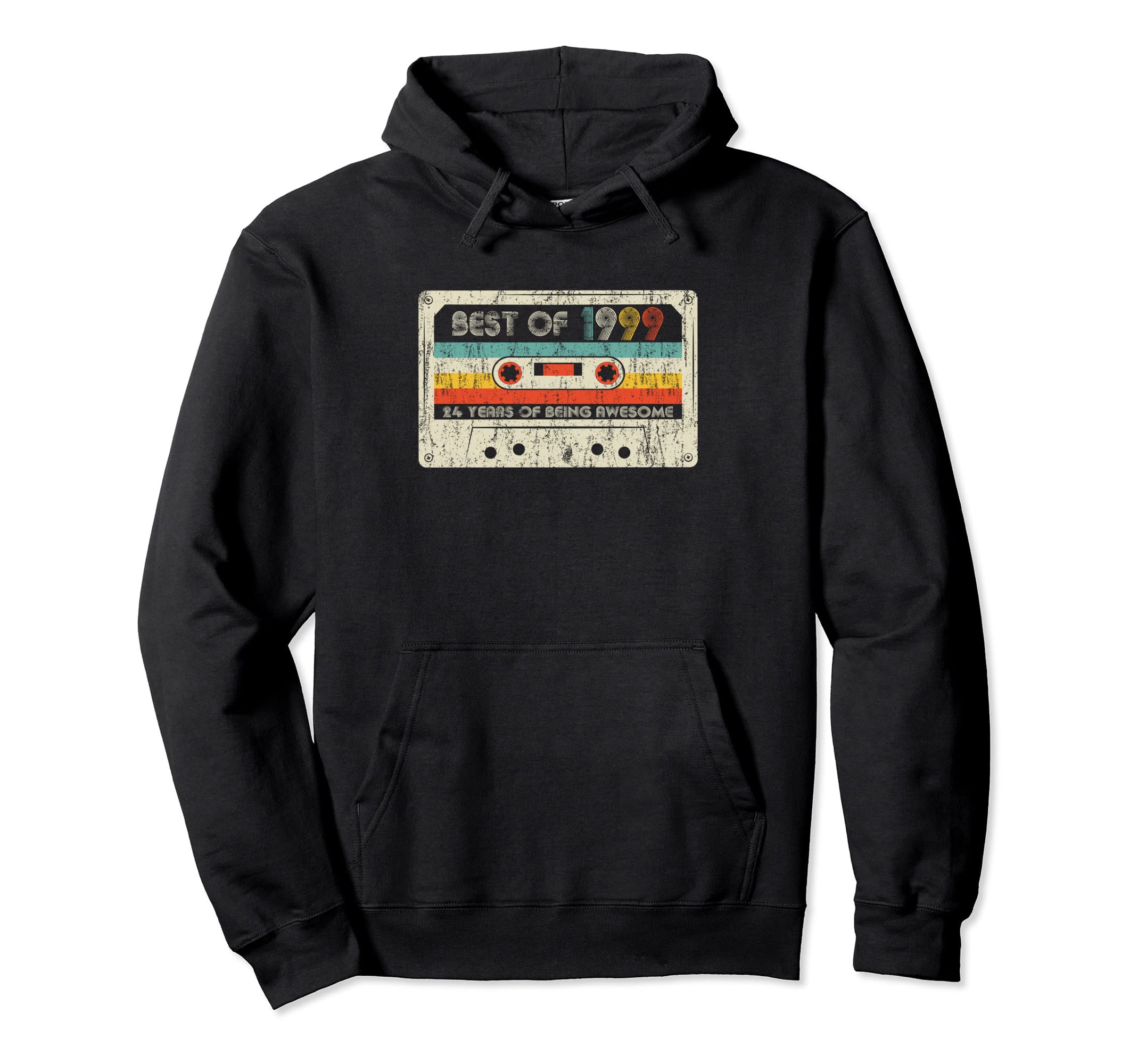 24Th Birthday Gifts Best 1999 Cassette Hoodie - Custom Art Print Unisex - T-Shirt, Sweatshirt, Hoodie