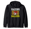 Raising Ballers Soccer Red Bow Ball Play T-Shirt - Streetwear Style Unisex - T-Shirt, Sweatshirt, Hoodie