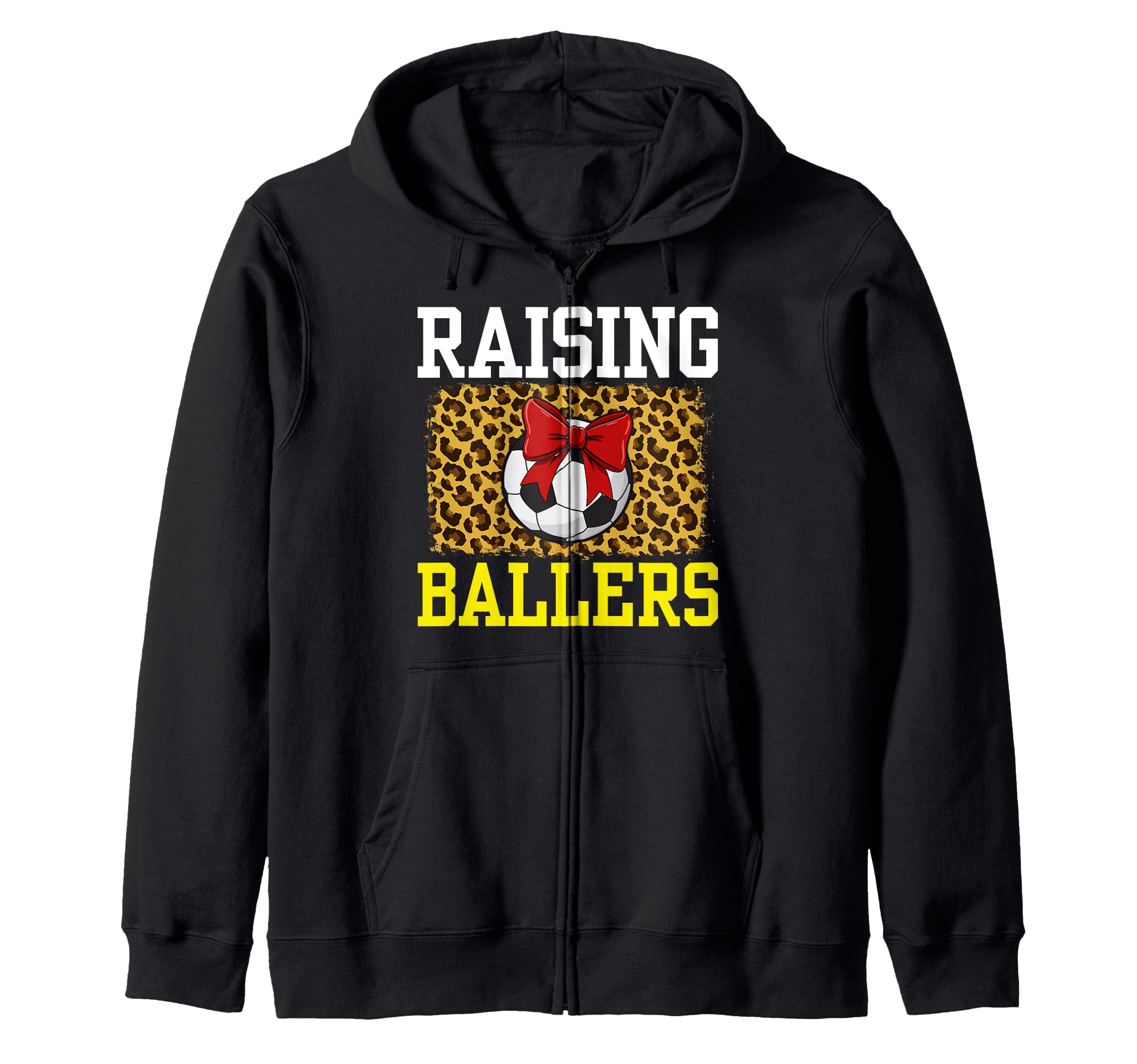 Raising Ballers Soccer Red Bow Ball Play T-Shirt - Streetwear Style Unisex - T-Shirt, Sweatshirt, Hoodie