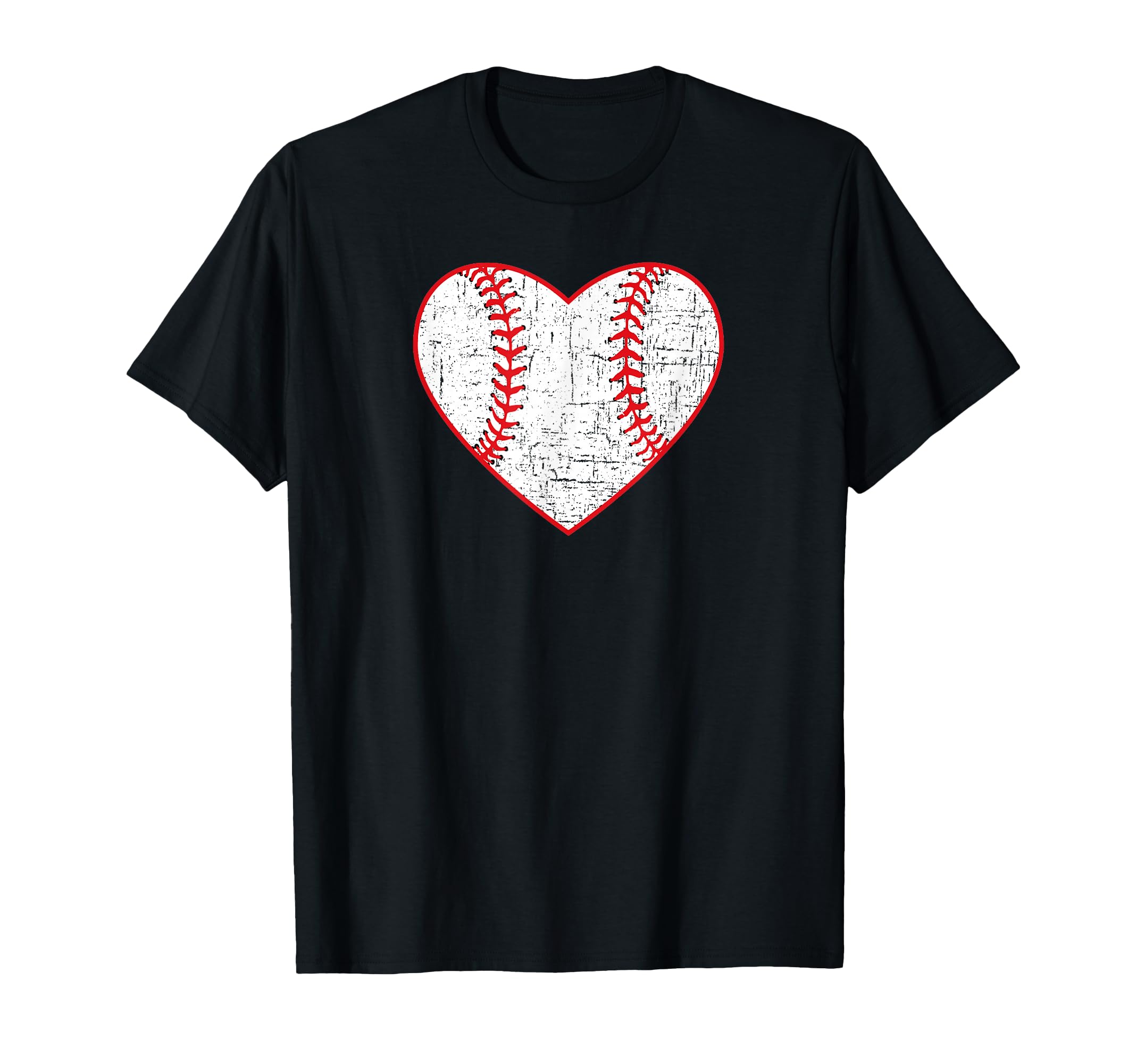 Baseball Heart Mom Gifts T-Shirt - Minimalist Print Unisex - T-Shirt, Sweatshirt, Hoodie