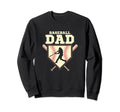 Baseball Catcher Pitcher Outfits Sweatshirt - Minimalist Print for Adults - T-Shirt, Sweatshirt, Hoodie