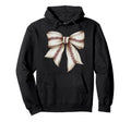Coquette Baseball Bow Baseball Mom Hoodie - Fun Novelty Design for Adults - T-Shirt, Sweatshirt, Hoodie