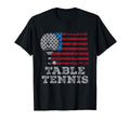 Usa Flag Table Tennis Mens Womens Us T-Shirt - Aesthetic Graphic Men Women - T-Shirt, Sweatshirt, Hoodie