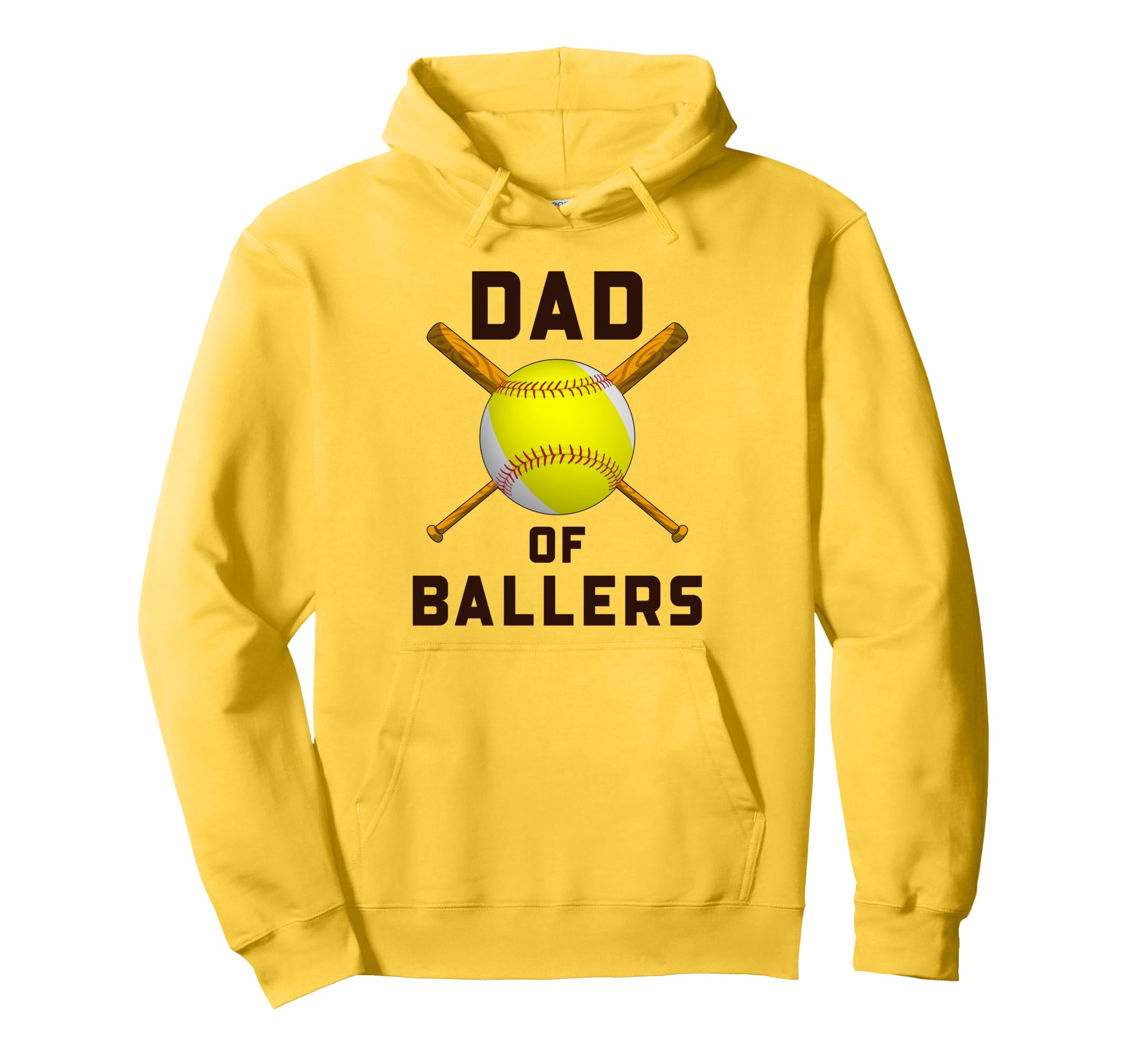Funny Baseball Softball Dad Ballers Hoodie - Custom Art Print Unisex - T-Shirt, Sweatshirt, Hoodie