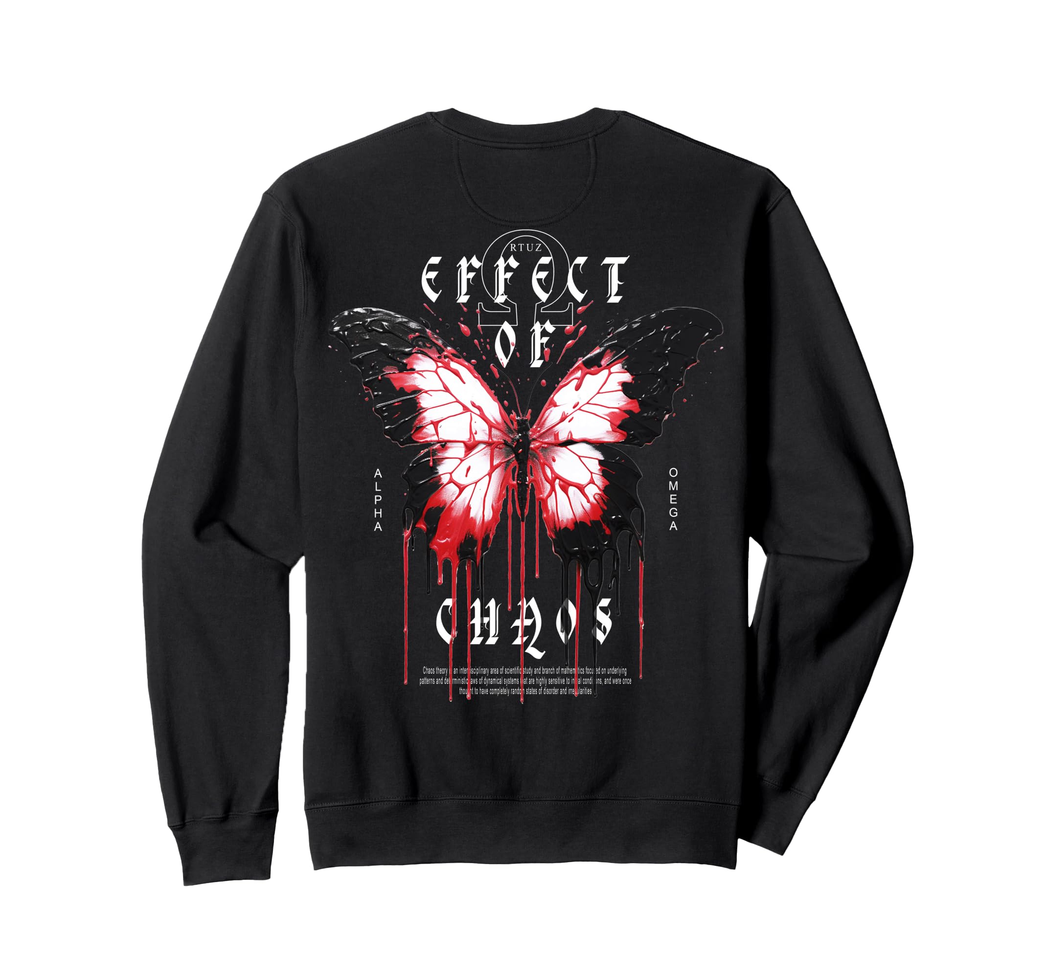 Y2K Back Streetwear Butterfly Sweatshirt - Novelty Apparel Men Women - T-Shirt, Sweatshirt, Hoodie