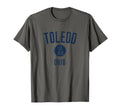 Toledo Ohio Varsity Distressed T-Shirt - Aesthetic Graphic Men Women - T-Shirt, Sweatshirt, Hoodie