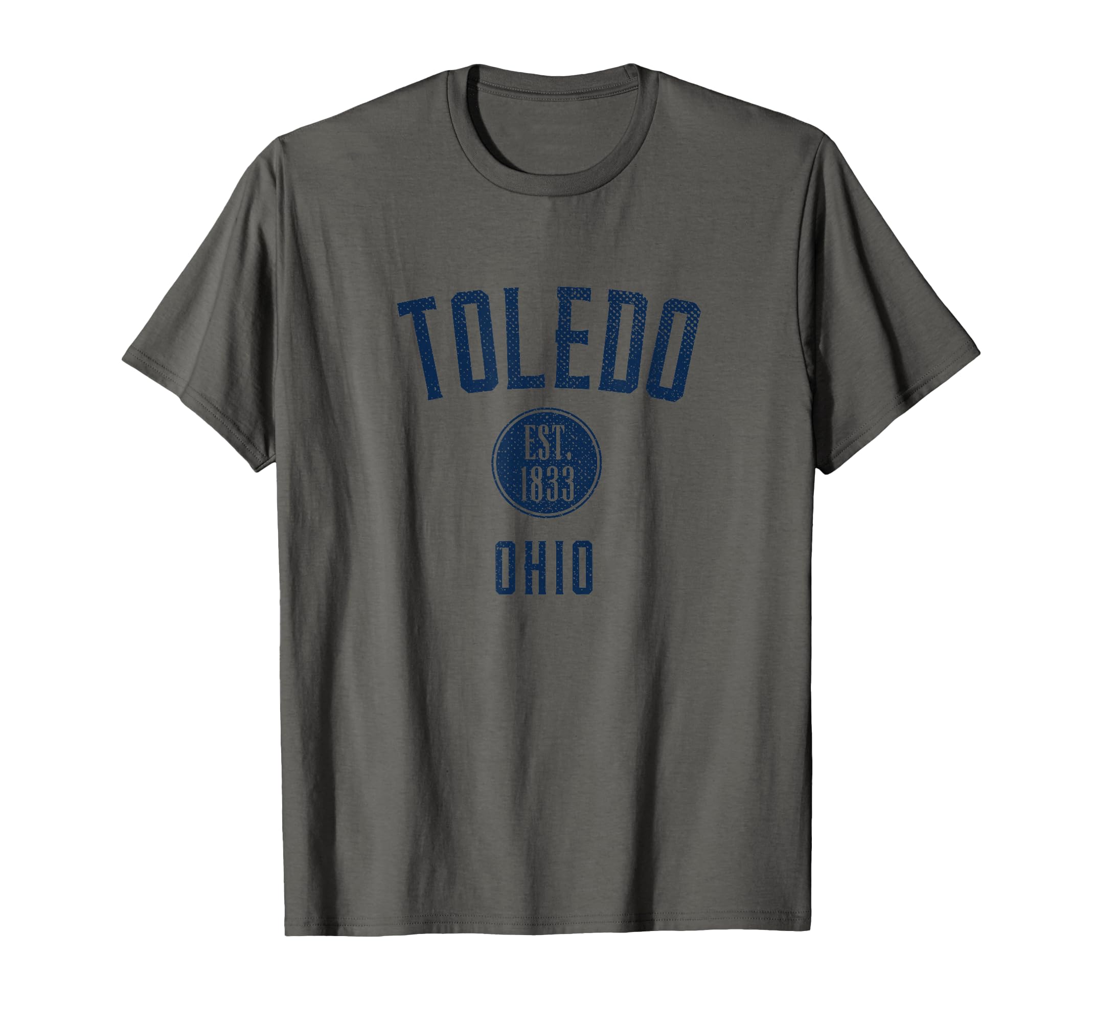 Toledo Ohio Varsity Distressed T-Shirt - Aesthetic Graphic Men Women - T-Shirt, Sweatshirt, Hoodie