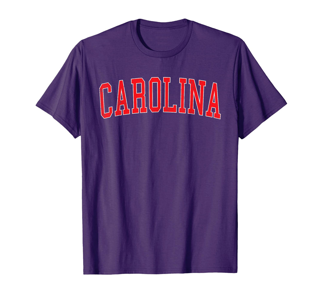 Carolina Pr Varsity Red Text T-Shirt - Novelty Apparel Men Women - T-Shirt, Sweatshirt, Hoodie