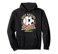 Baseball Soccer Flowers Mom Both Hoodie - Fun Novelty Design for Adults - T-Shirt, Sweatshirt, Hoodie