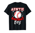 Auntie Birthday Baseball Theme Bday T-Shirt - Graphic Print for Adults - T-Shirt, Sweatshirt, Hoodie