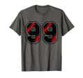 Baseball Number 99 T-Shirt - Graphic Print Unisex - T-Shirt, Sweatshirt, Hoodie