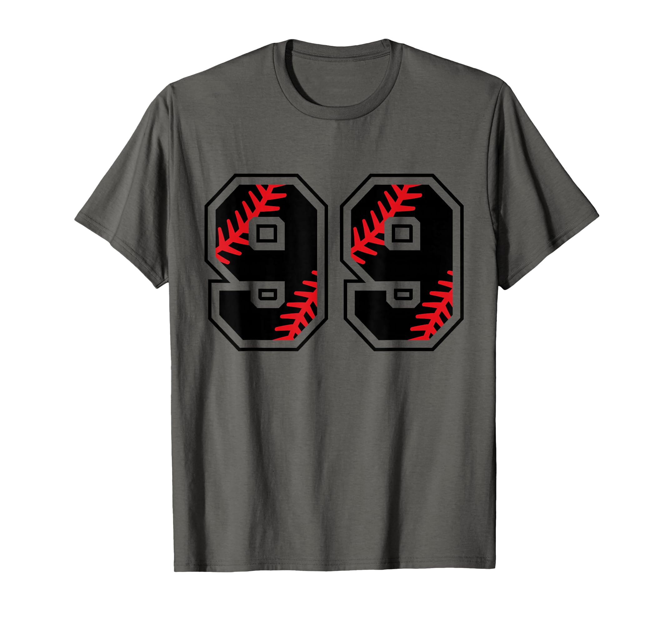 Baseball Number 99 T-Shirt - Graphic Print Unisex - T-Shirt, Sweatshirt, Hoodie