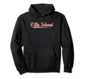 Ellis Island Varsity Distressed Hoodie - Aesthetic Graphic Men Women - T-Shirt, Sweatshirt, Hoodie