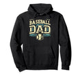 Baseball Dad Fathers Day Hoodie - Custom Art Print Unisex - T-Shirt, Sweatshirt, Hoodie