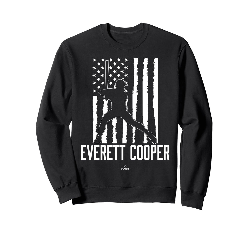 Distressed Flag Swing Everett Sweatshirt - Minimalist Print Men Women - T-Shirt, Sweatshirt, Hoodie