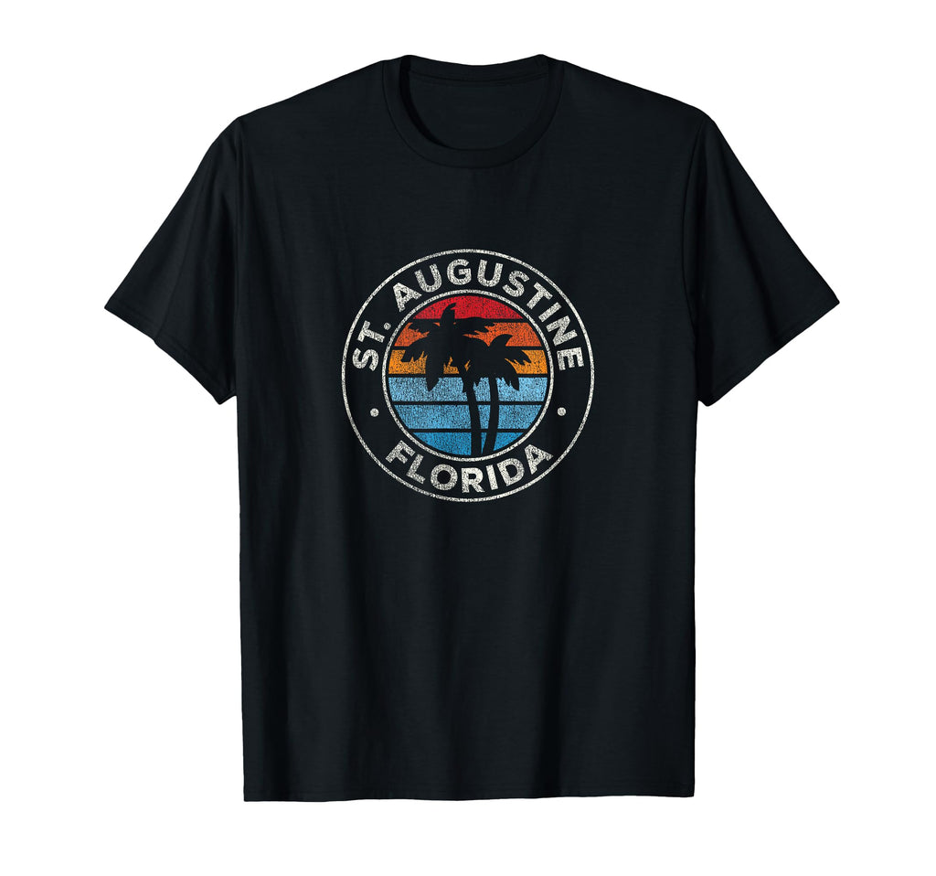 St Augustine Florida Fl 70S T-Shirt - Novelty Apparel Men Women - T-Shirt, Sweatshirt, Hoodie