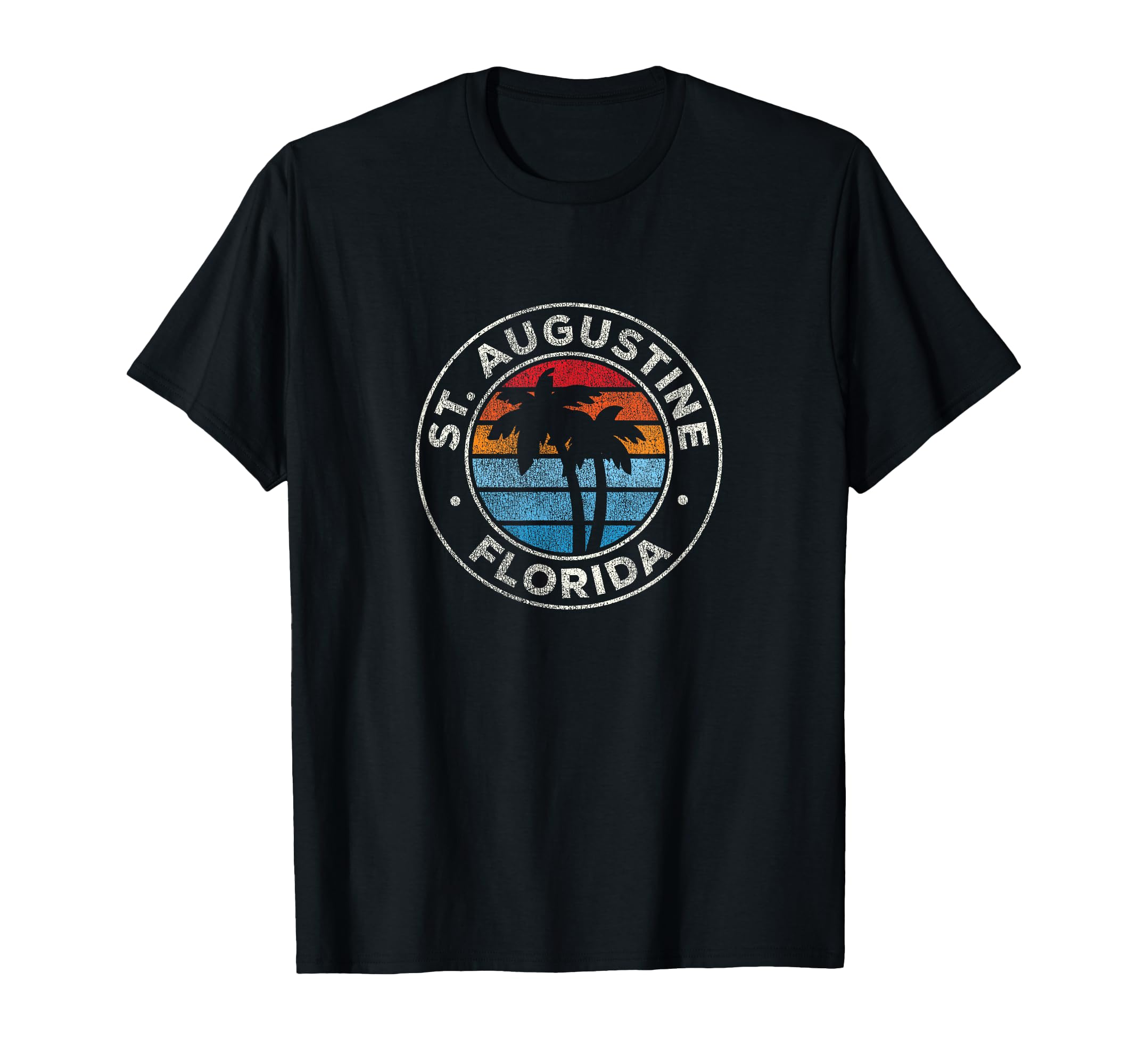 St Augustine Florida Fl 70S T-Shirt - Novelty Apparel Men Women - T-Shirt, Sweatshirt, Hoodie