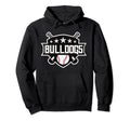 Bulldogs Black Baseball Game Day Hoodie - Casual Everyday Wear for Adults - T-Shirt, Sweatshirt, Hoodie
