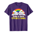 Love Reading Love Rainbows Gift T-Shirt - Fun Novelty Design for Adults - T-Shirt, Sweatshirt, Hoodie