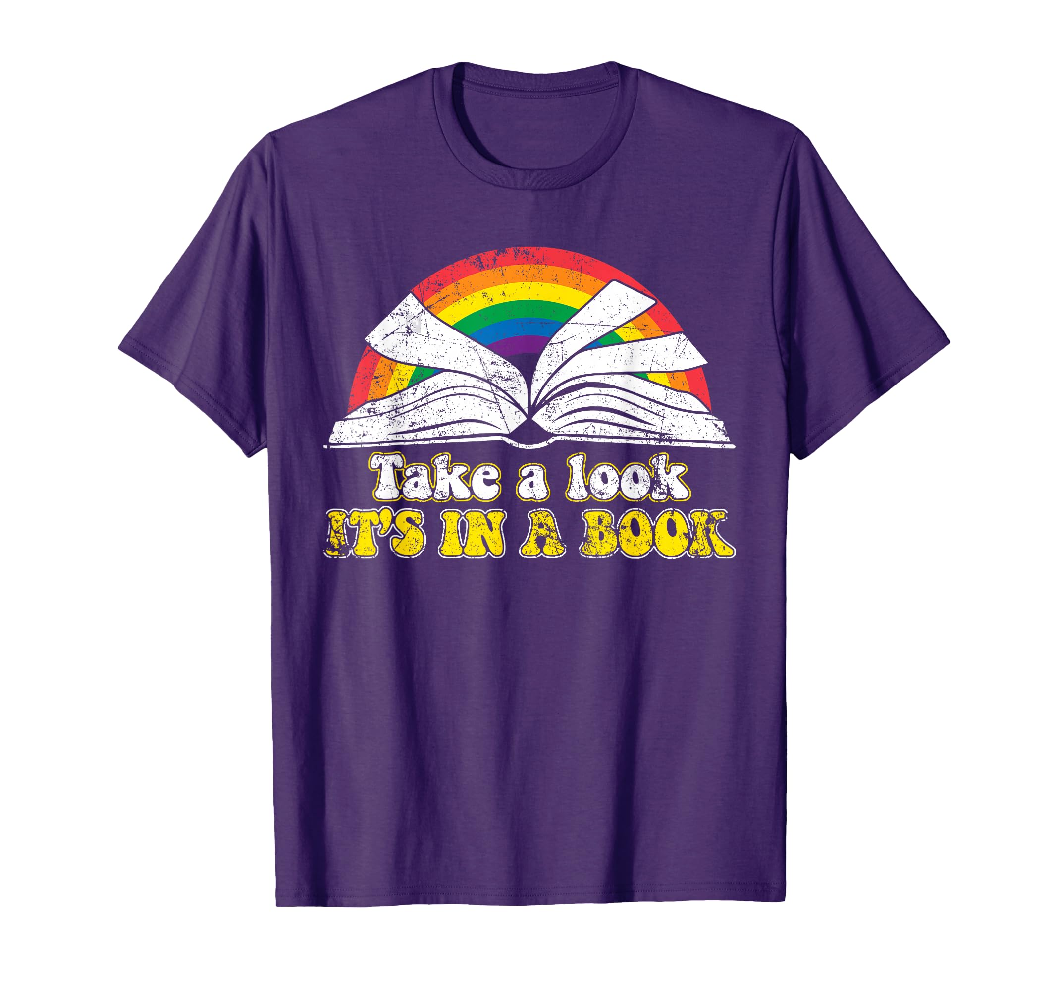 Love Reading Love Rainbows Gift T-Shirt - Fun Novelty Design for Adults - T-Shirt, Sweatshirt, Hoodie