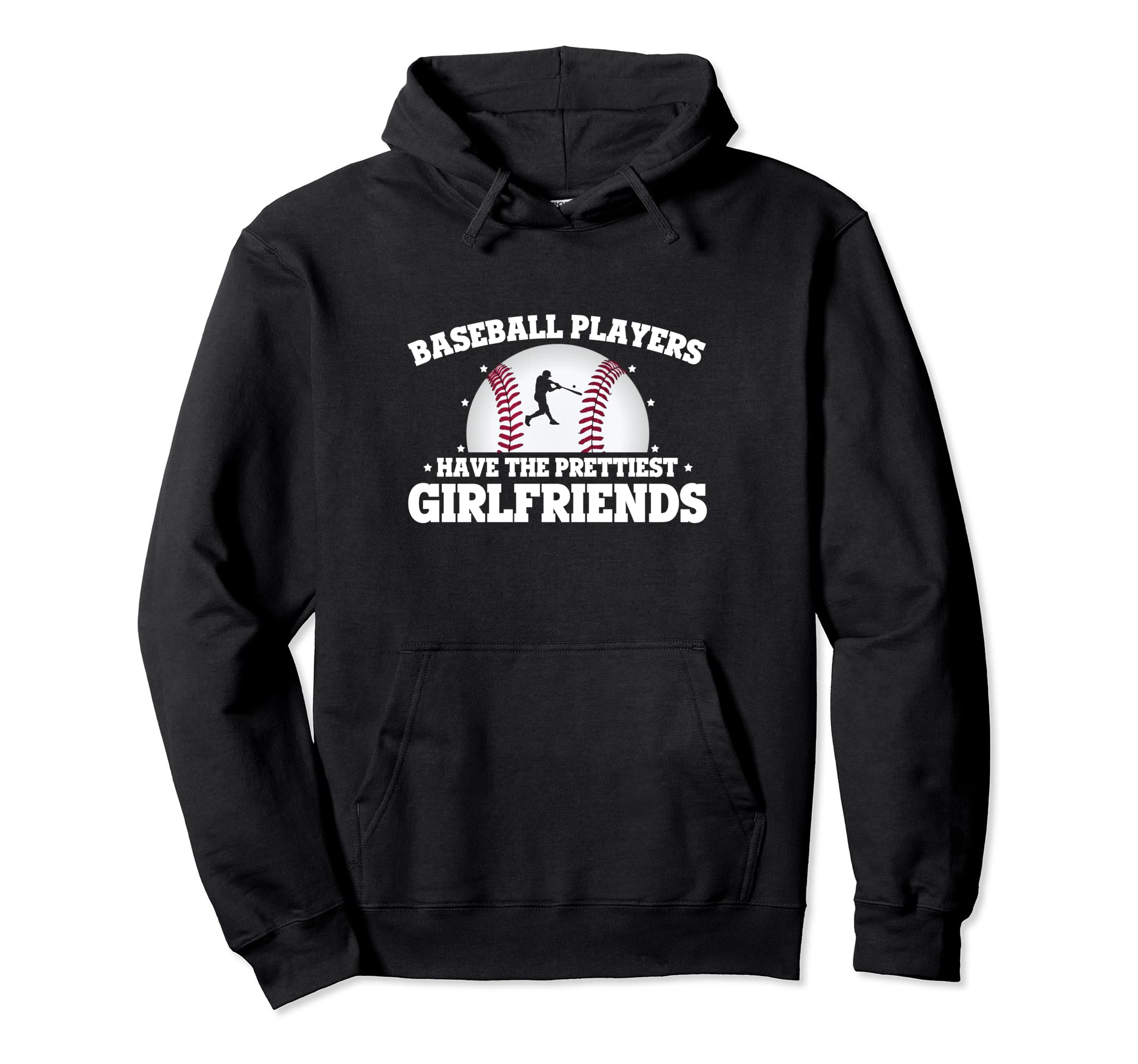 Baseball Phrase Girlfriend Ballplayer Hoodie - Aesthetic Graphic Men Women - T-Shirt, Sweatshirt, Hoodie