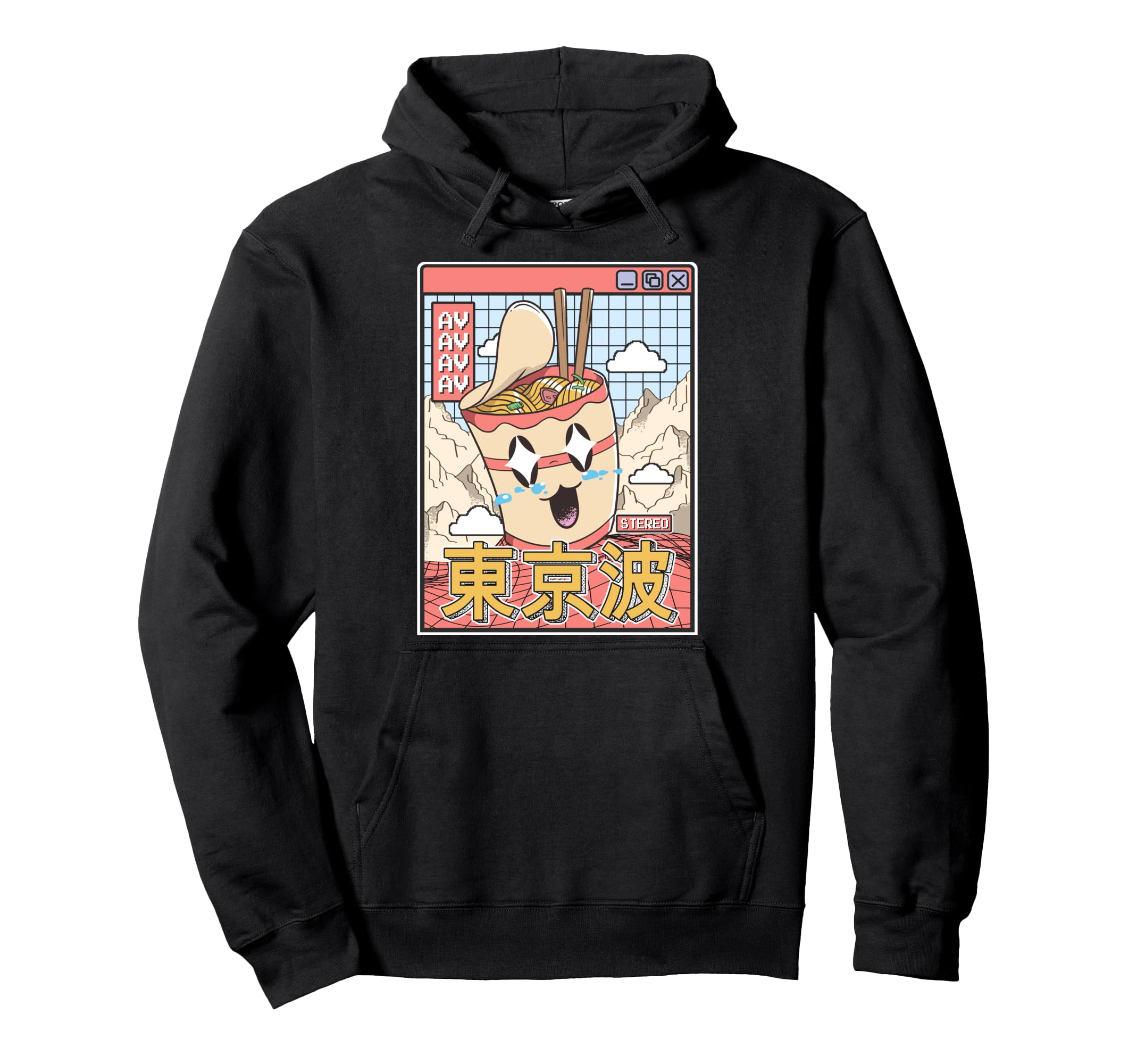 Instant Ramen Noodles Cup Japanese Hoodie - Unique Graphic Men Women - T-Shirt, Sweatshirt, Hoodie