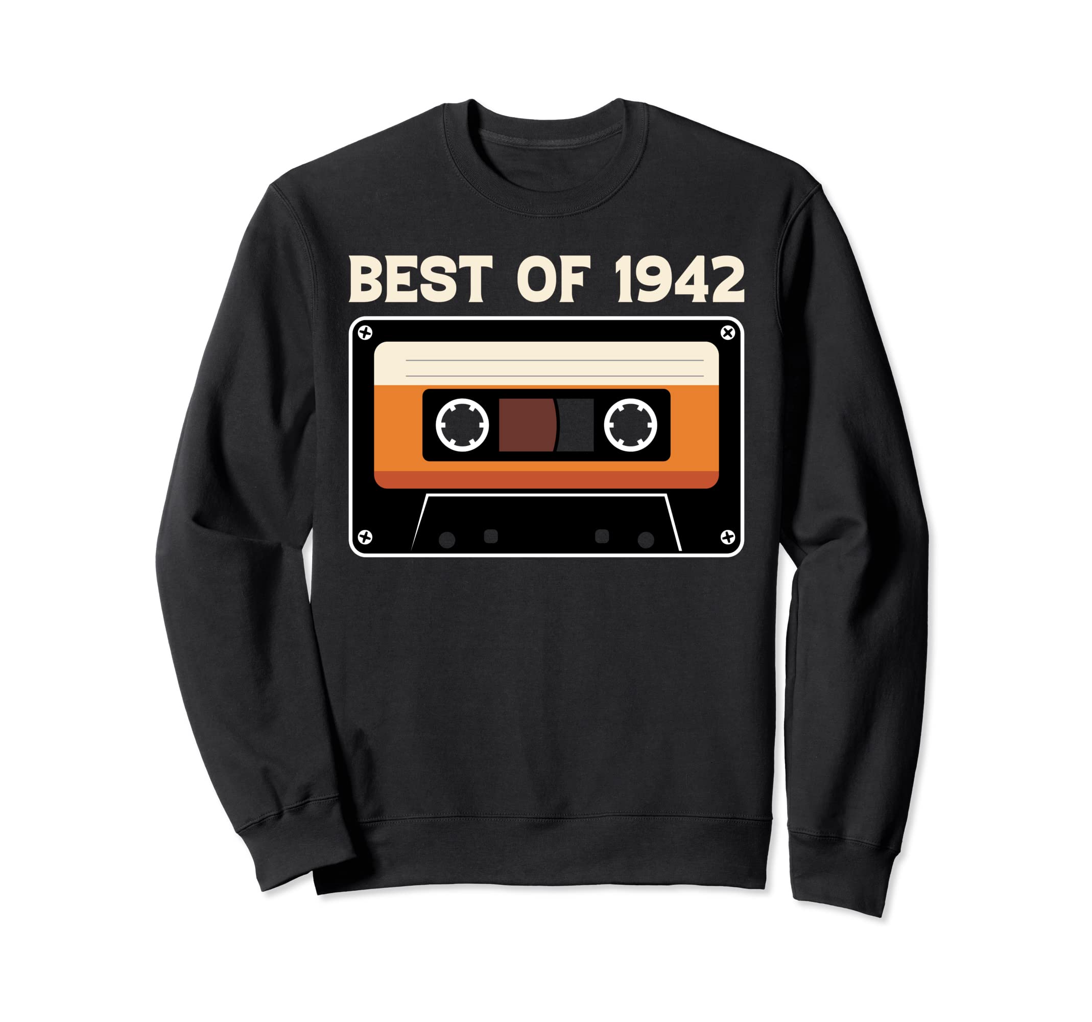 80Th Birthday Music Lover Tees Best Sweatshirt - Graphic Print Men Women - T-Shirt, Sweatshirt, Hoodie