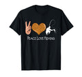 Fishing Peace Love Peace Love T-Shirt - Casual Everyday Wear for Adults - T-Shirt, Sweatshirt, Hoodie
