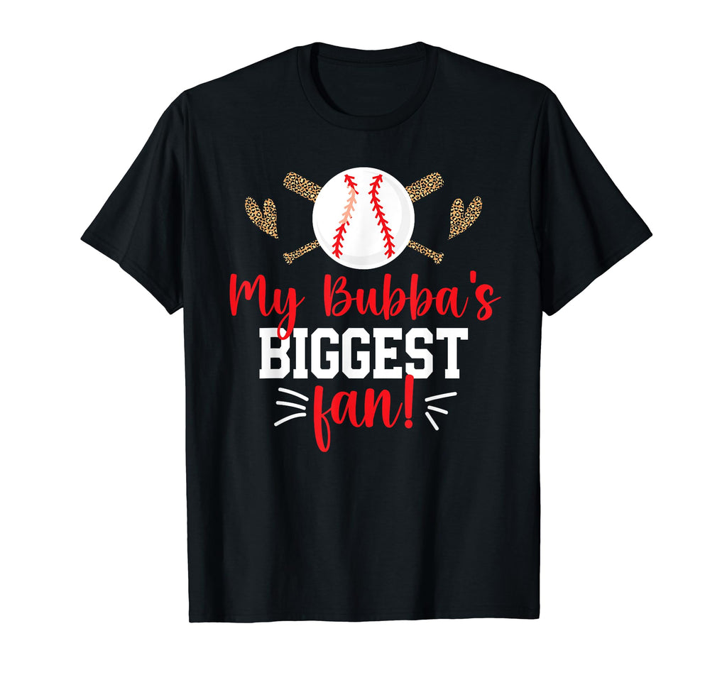 Bubbas Biggest Fan Baseball Sister T-Shirt - Trendy Graphic Men Women - T-Shirt, Sweatshirt, Hoodie