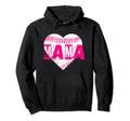 Baseball Mama Heart Baseball Softball Hoodie - Custom Art Print Men Women - T-Shirt, Sweatshirt, Hoodie