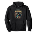 Raised Hip Hop Old School Rap Hoodie - Trendy Graphic Men Women - T-Shirt, Sweatshirt, Hoodie