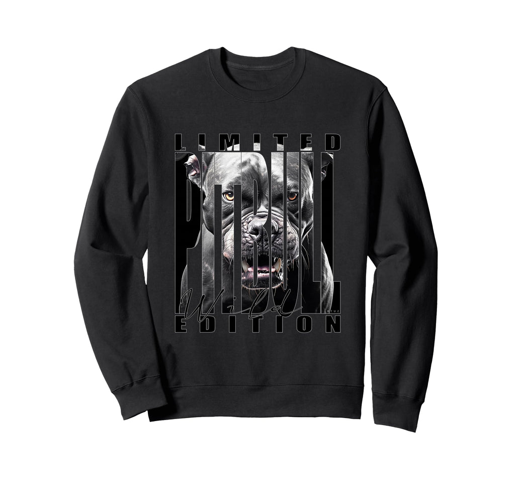 Y2K Streetwear Dog Pit Bull Sweatshirt - Minimalist Print Men Women - T-Shirt, Sweatshirt, Hoodie