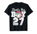 Thats My Baseball 27 Number Mom Dad T-Shirt - Aesthetic Graphic for Adults - T-Shirt, Sweatshirt, Hoodie