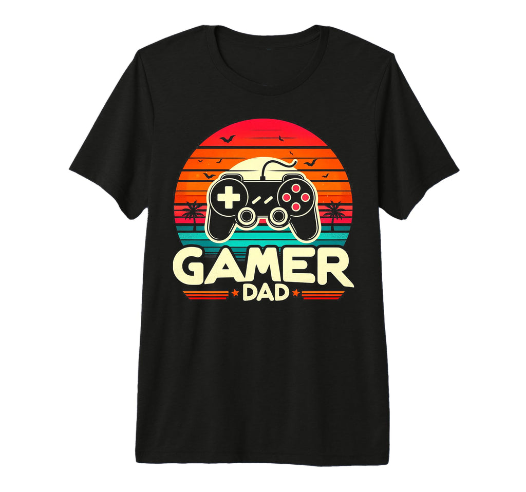 Gamer Dad Game Controller Gaming Video T-Shirt - Novelty Apparel Men Women - T-Shirt, Sweatshirt, Hoodie