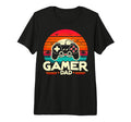 Gamer Dad Game Controller Gaming Video T-Shirt - Novelty Apparel Men Women - T-Shirt, Sweatshirt, Hoodie