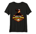 Womens Messy Bun Baseball Mom Game T-Shirt - Fun Novelty Design Men Women - T-Shirt, Sweatshirt, Hoodie