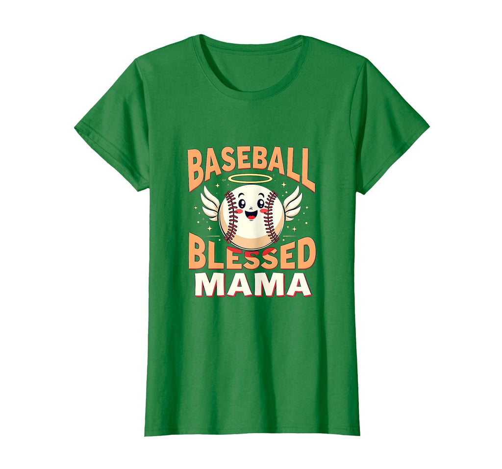 Baseball Blessed Mama Proud T-Shirt - Casual Everyday Wear Men Women - T-Shirt, Sweatshirt, Hoodie