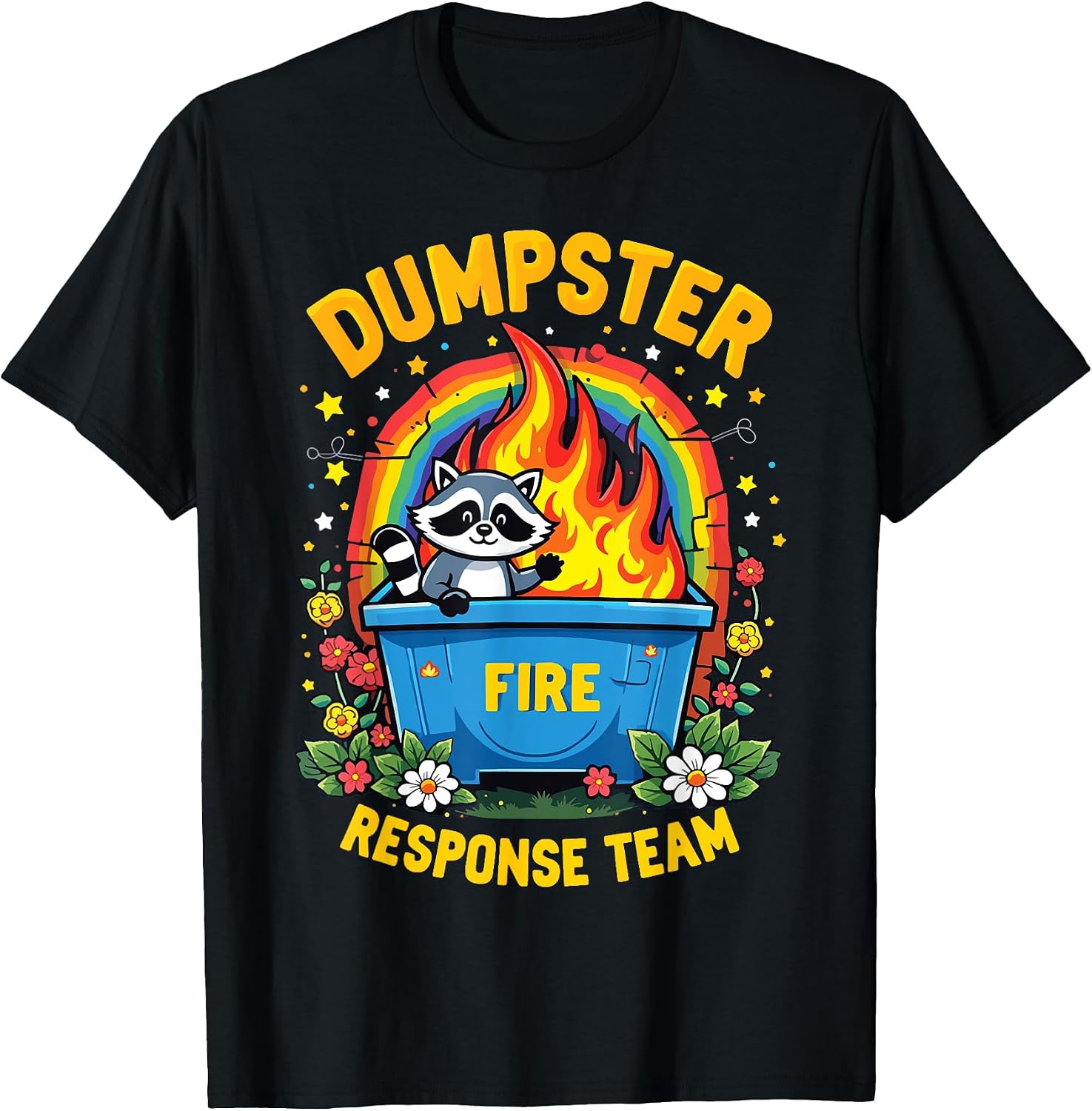 Dumpster Fire Funny Workplace Humor Work Office - Adult & Kids T-Shirts, Sweatshirts & Hoodies apparel design preview 1