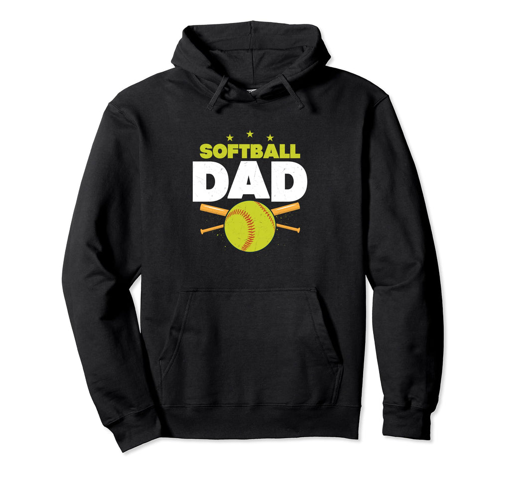 Softball Dad Just Like Baseball Dad Player Hoodie - Trendy Graphic Unisex - T-Shirt, Sweatshirt, Hoodie