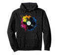Music Lover Dj Turntable Vinyl Record Hoodie - Graphic Print for Adults - T-Shirt, Sweatshirt, Hoodie