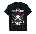 Little Brother And Biggest Fan T-Shirt - Fun Novelty Design for Adults - T-Shirt, Sweatshirt, Hoodie