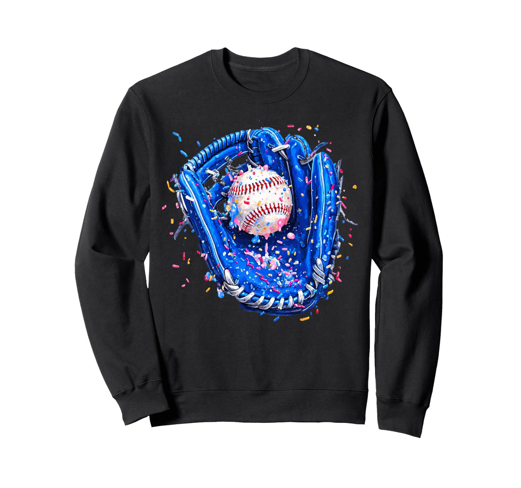 Baseball Ice Cream Baseballs Stuff Sweatshirt - Trendy Graphic Men Women - T-Shirt, Sweatshirt, Hoodie